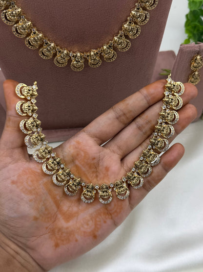 Sakshma South Temple Combo Necklace Set