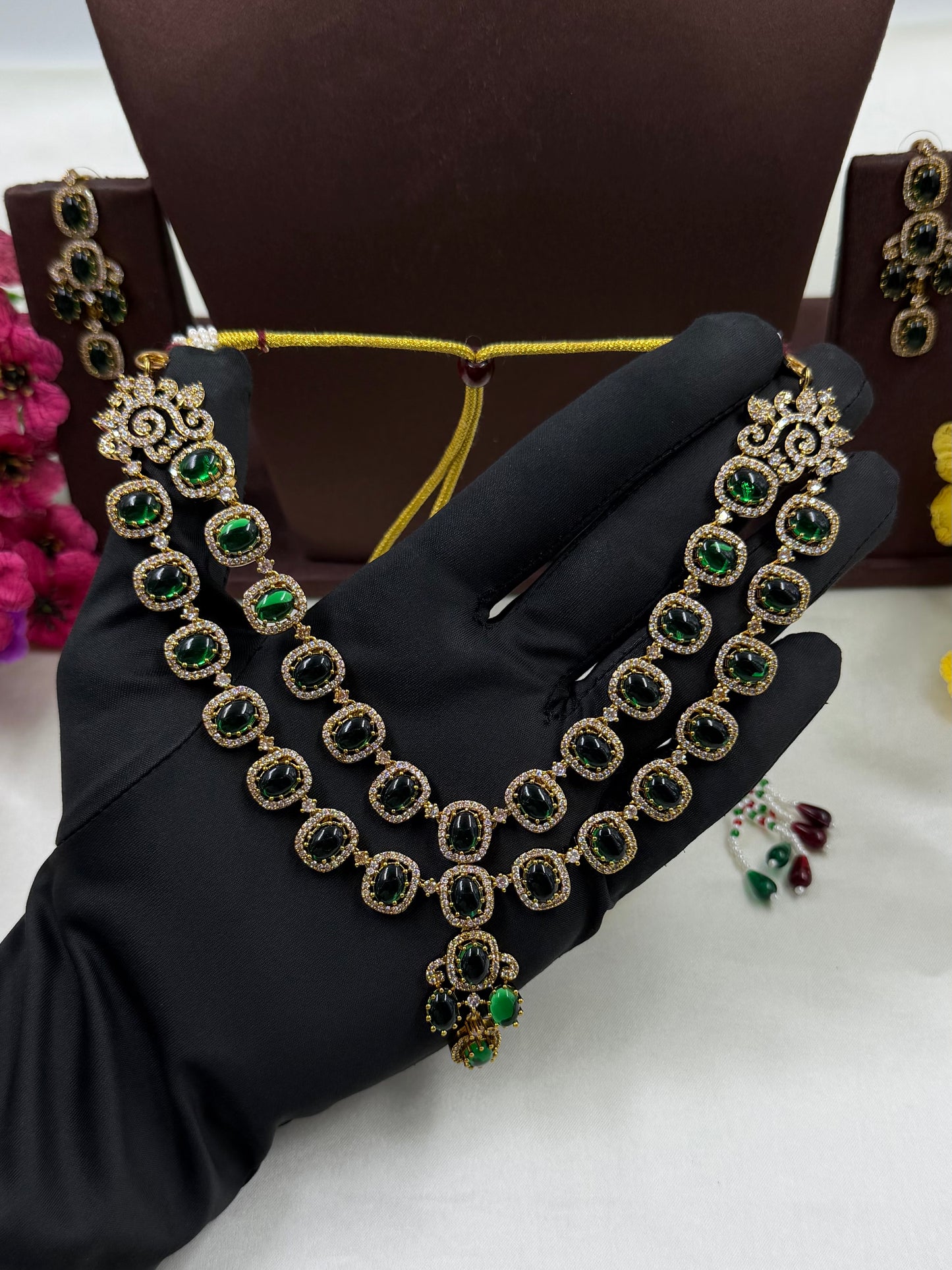 Ashita Victorian Double Layering Necklace