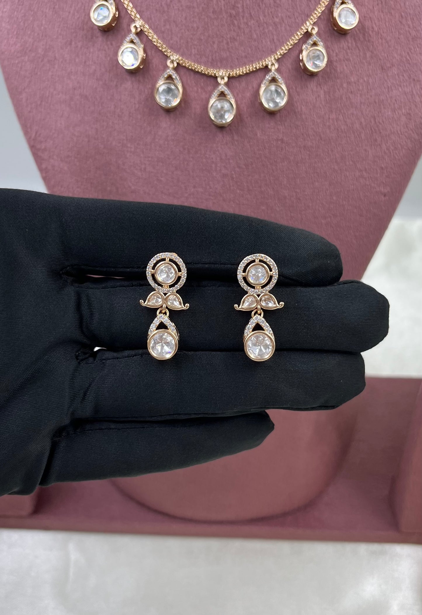 Drishti Moissanite Chain Pendant