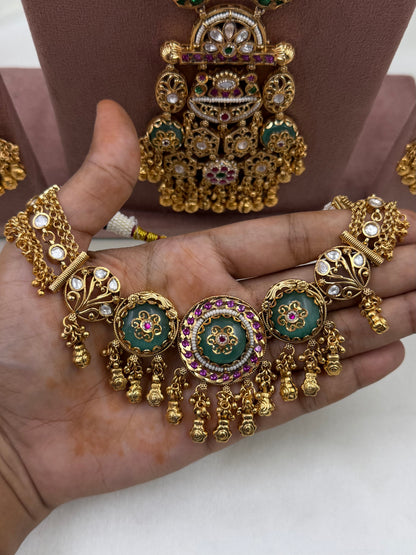 Lata Heritage Chorski Combo Necklace Set