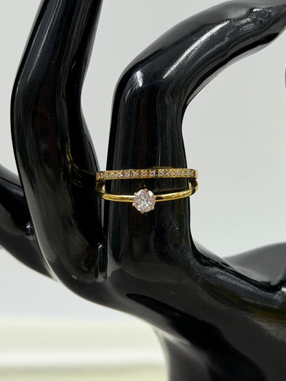 Ely Anti-Tarnish Stainless Steel Ring