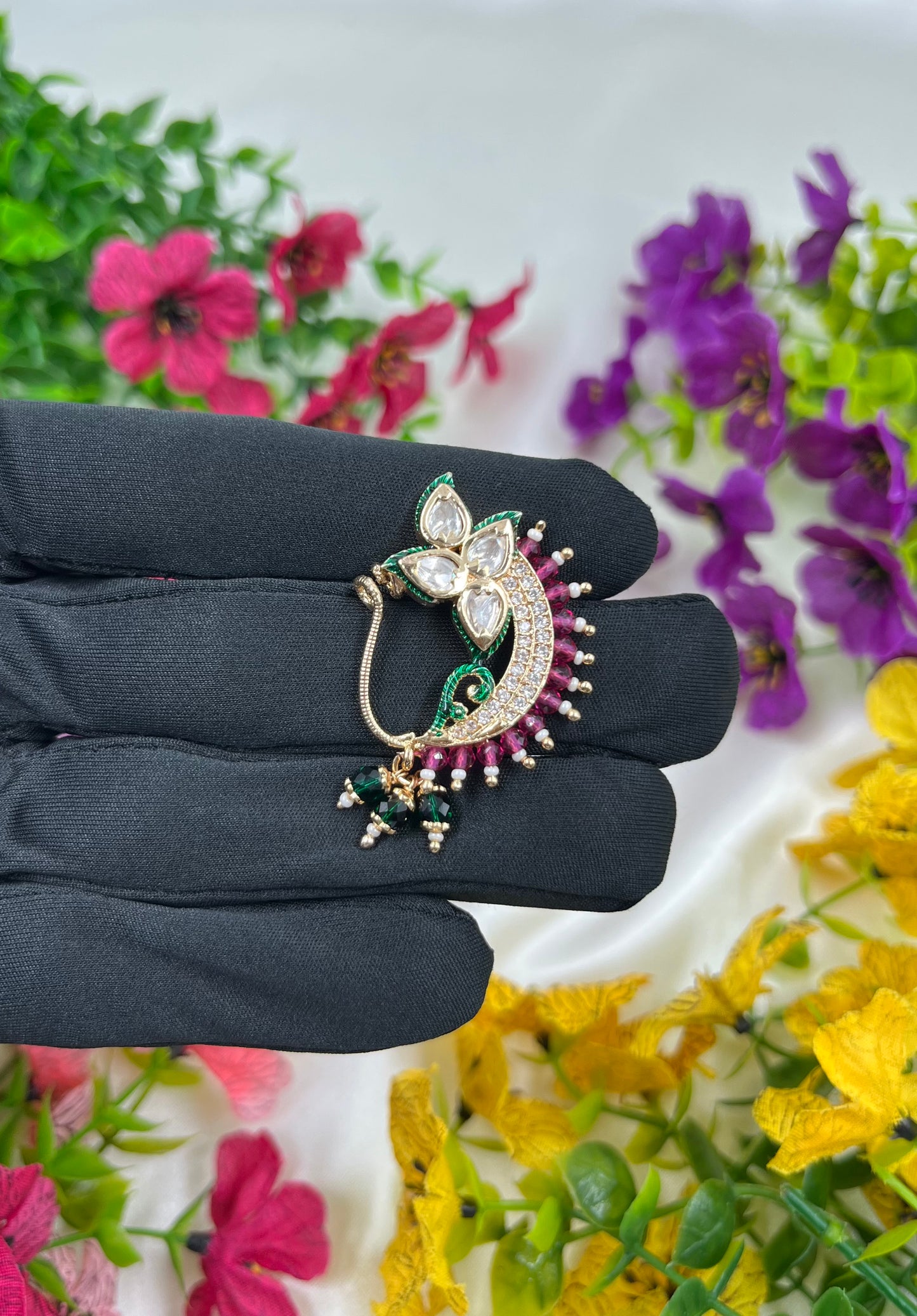 Isha Moissanite Noise Ring