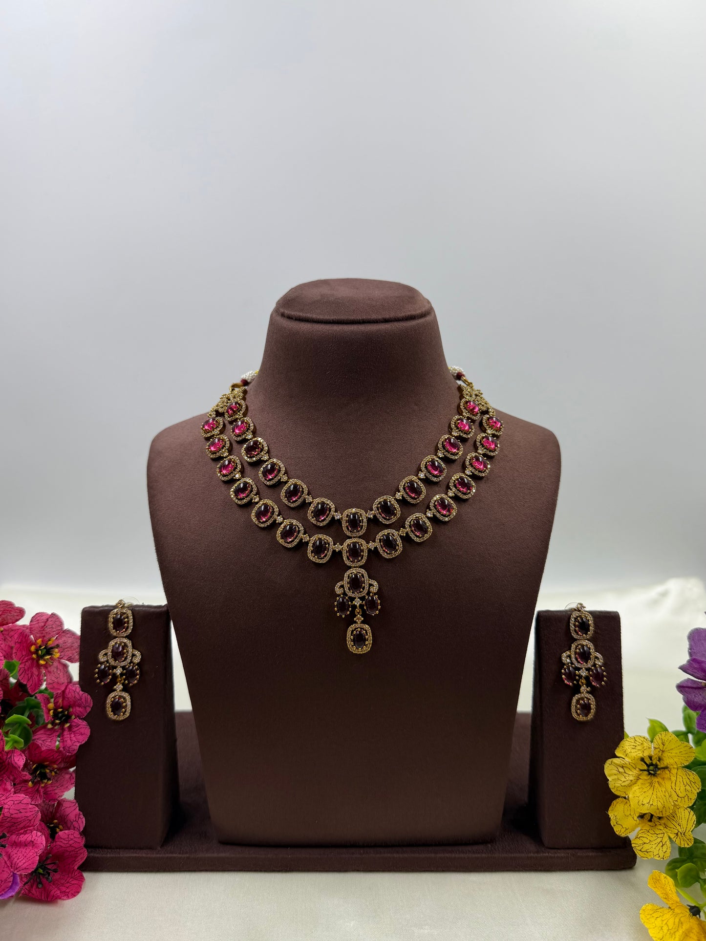 Ashita Victorian Double Layering Necklace