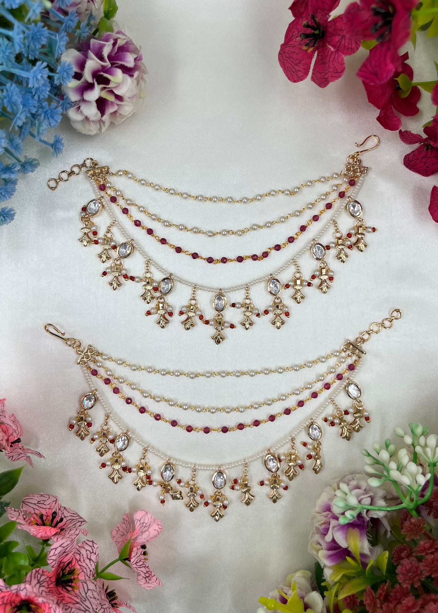 Mithali Moissanite Earchain