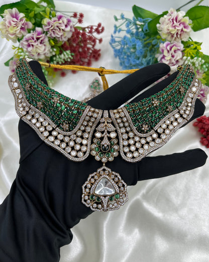 Sheesh Mahal Premium Kundan Necklace