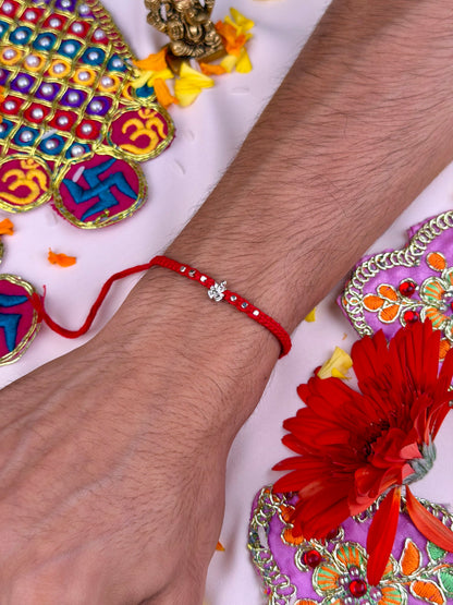 Golden Ganesha Charm Rakhi