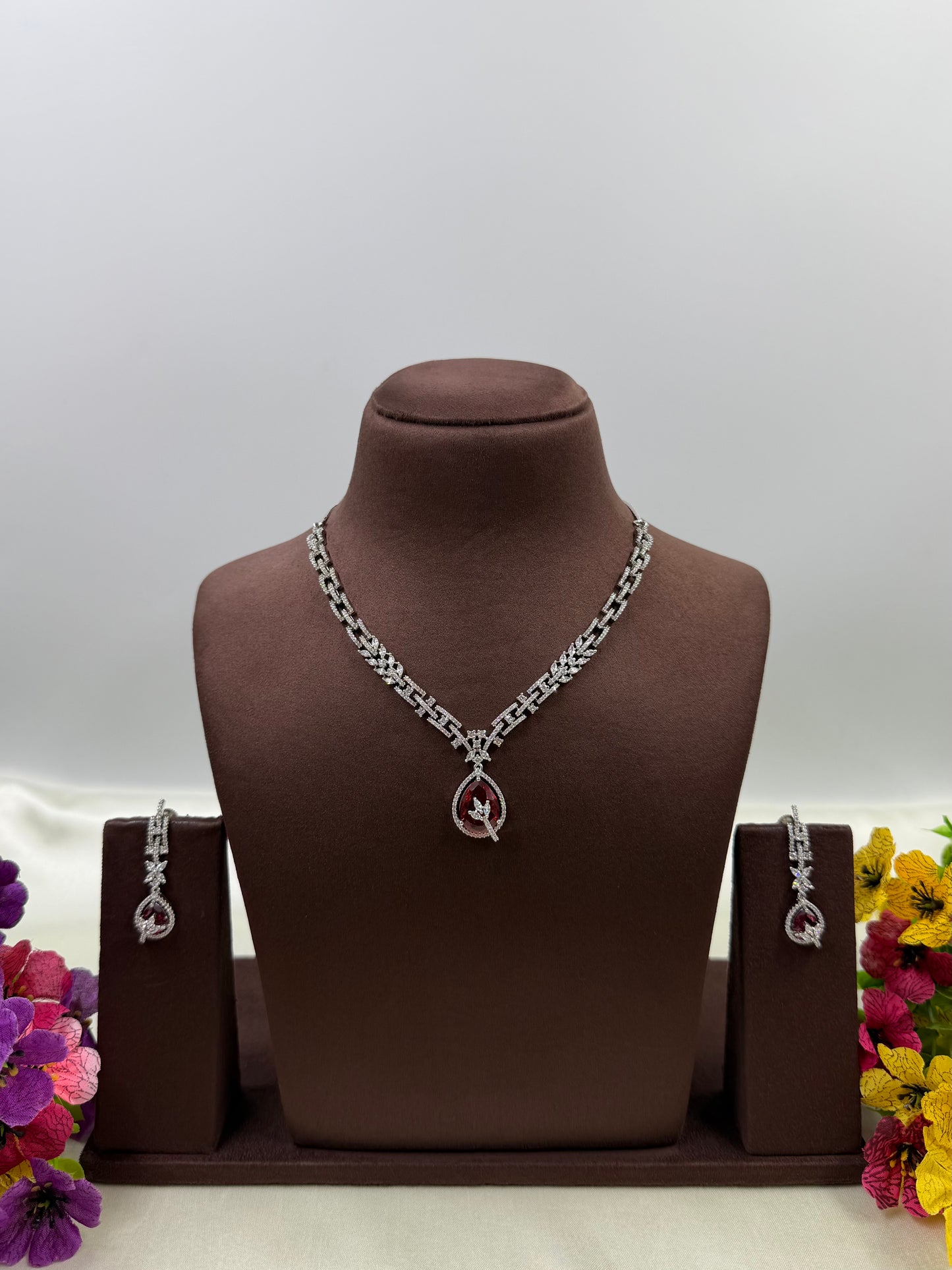 Aileen American Diamond Necklace