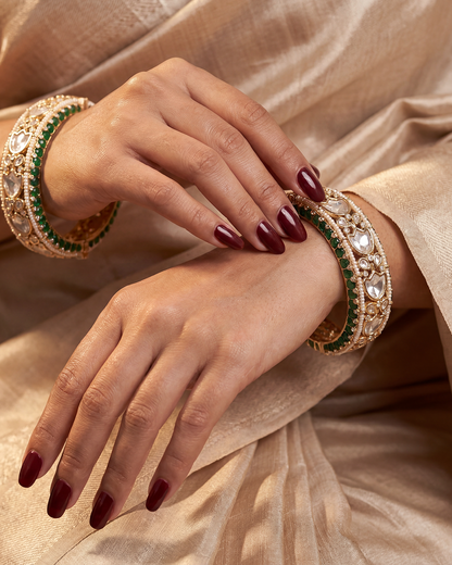 Shraddha Moissanite Bangle (Openable)