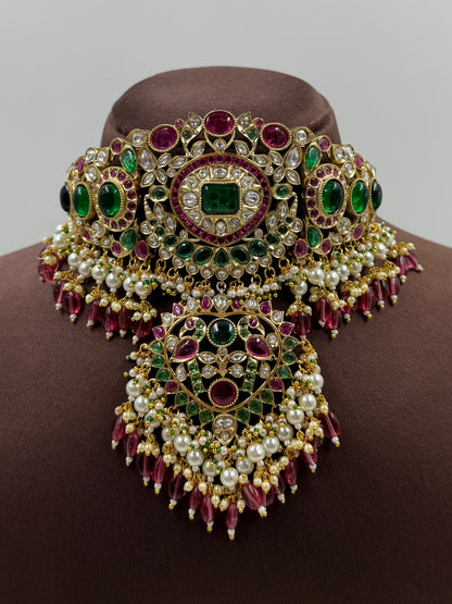Sayali Polki Kundan Necklace Set