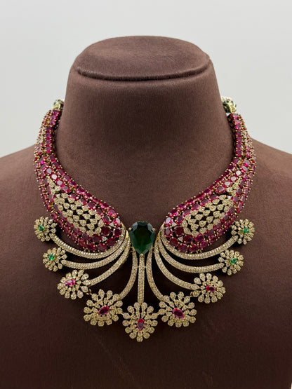 Janhvi Premium Victorian Necklace Set