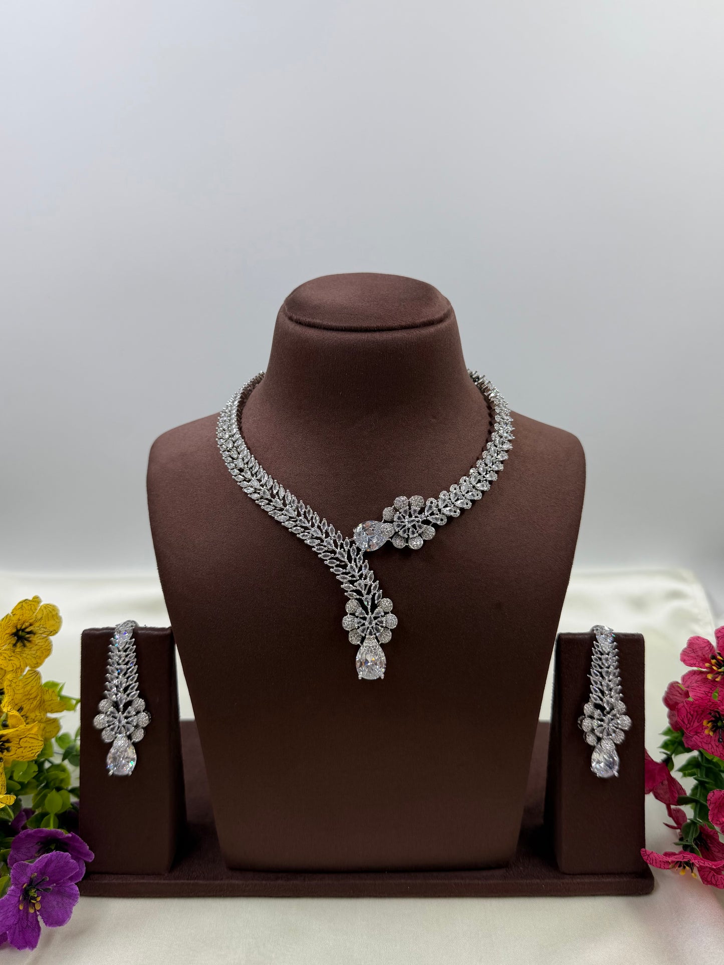 Aliya American Diamond Necklace