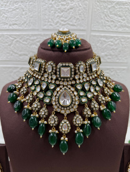 Trisha Polki Kundan Necklace Set
