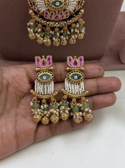 Netra Heritage Chorski Combo Necklace Set