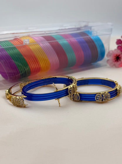 Rohini Navrang Royal  Bangles ( Colour Shift Bangles )
