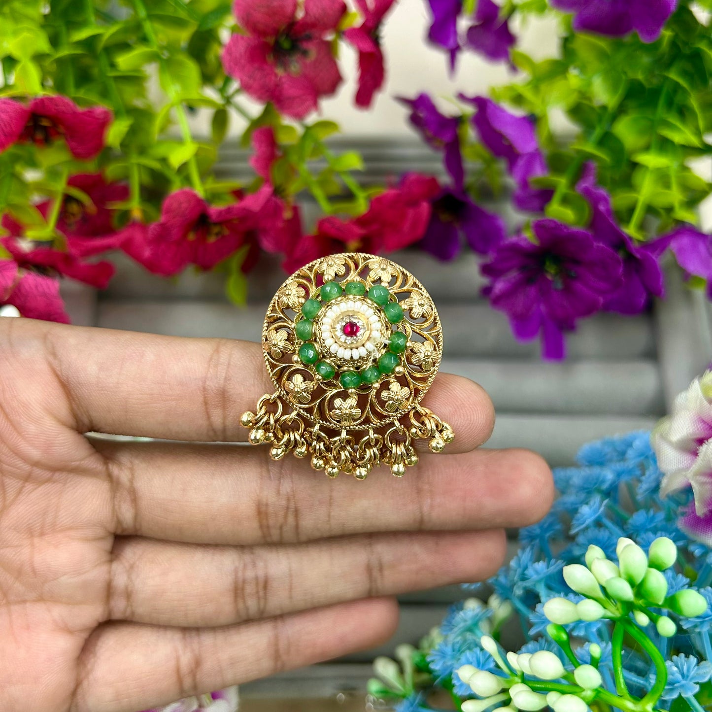 Sakshi Heritage Ring (Adjustable)