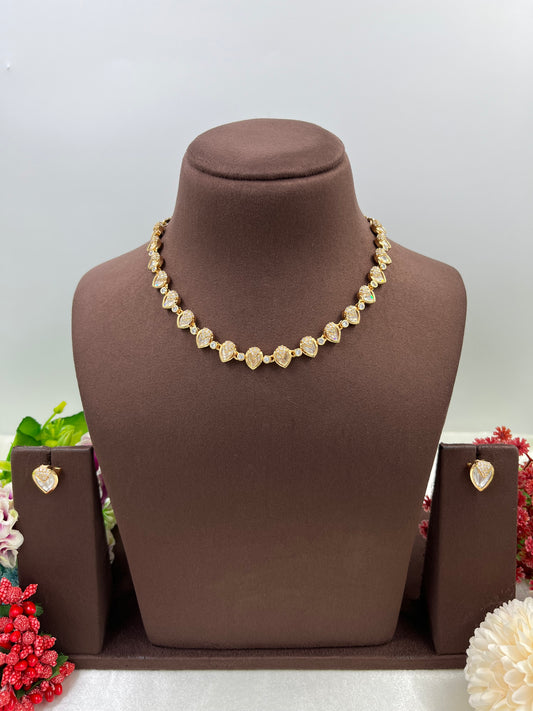 Aarvi Moissanite Necklace