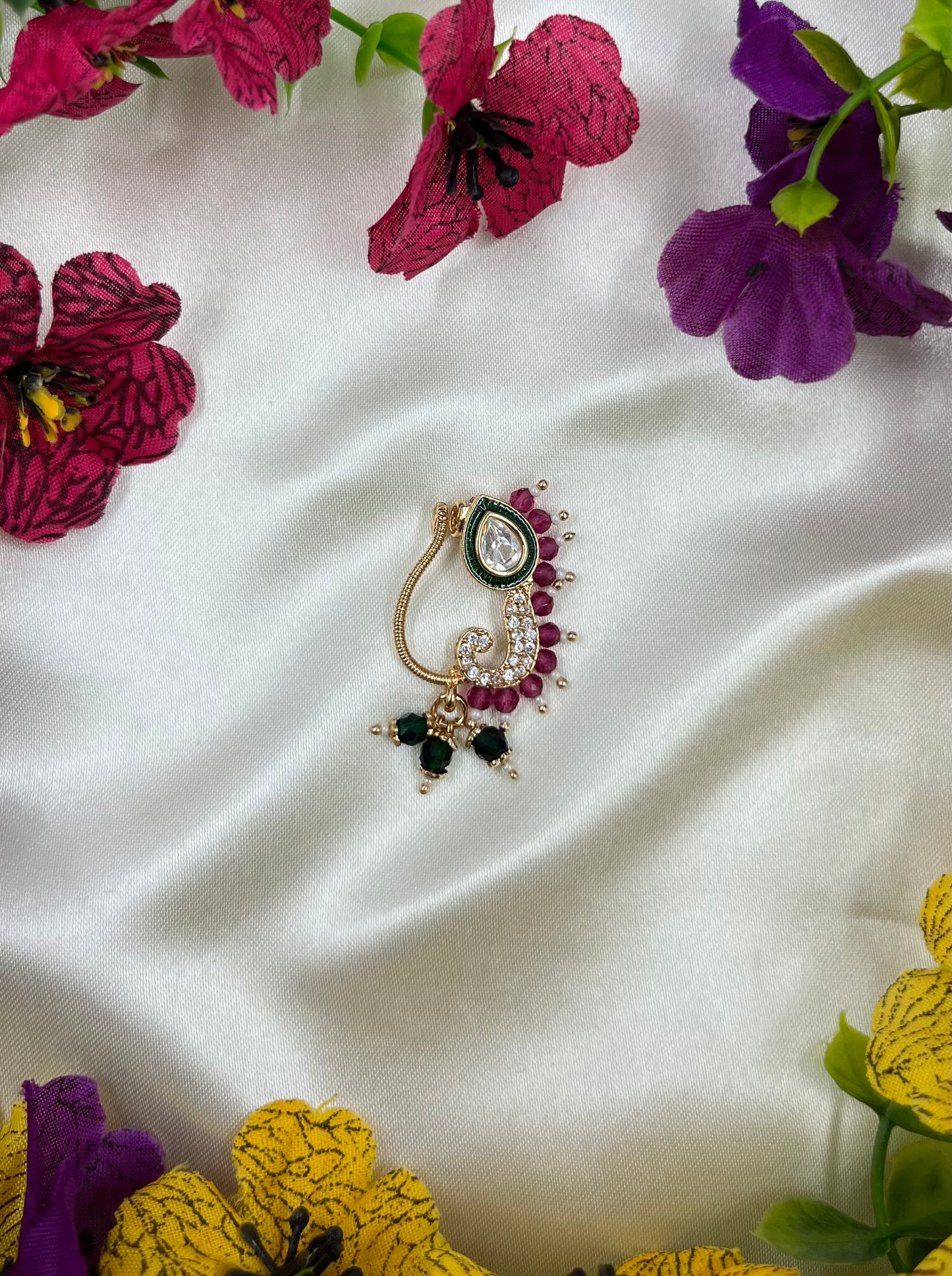 Revati Moissanite Nose Ring