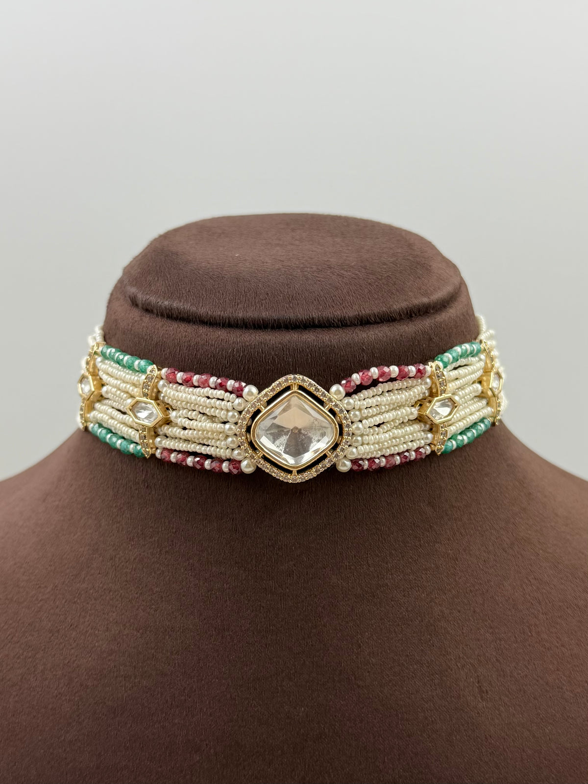 Shanaya Moissanite Choker Necklace Set