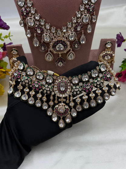 Jigna Premium Moissanite Combo Set