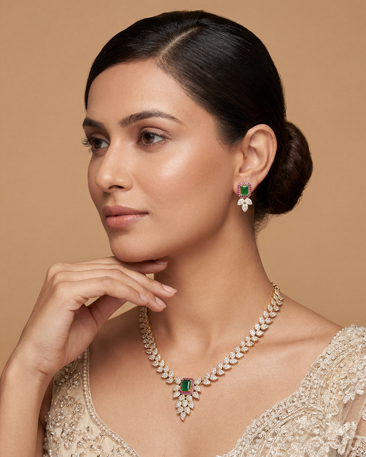 Gauri Victorian Delicate Necklace