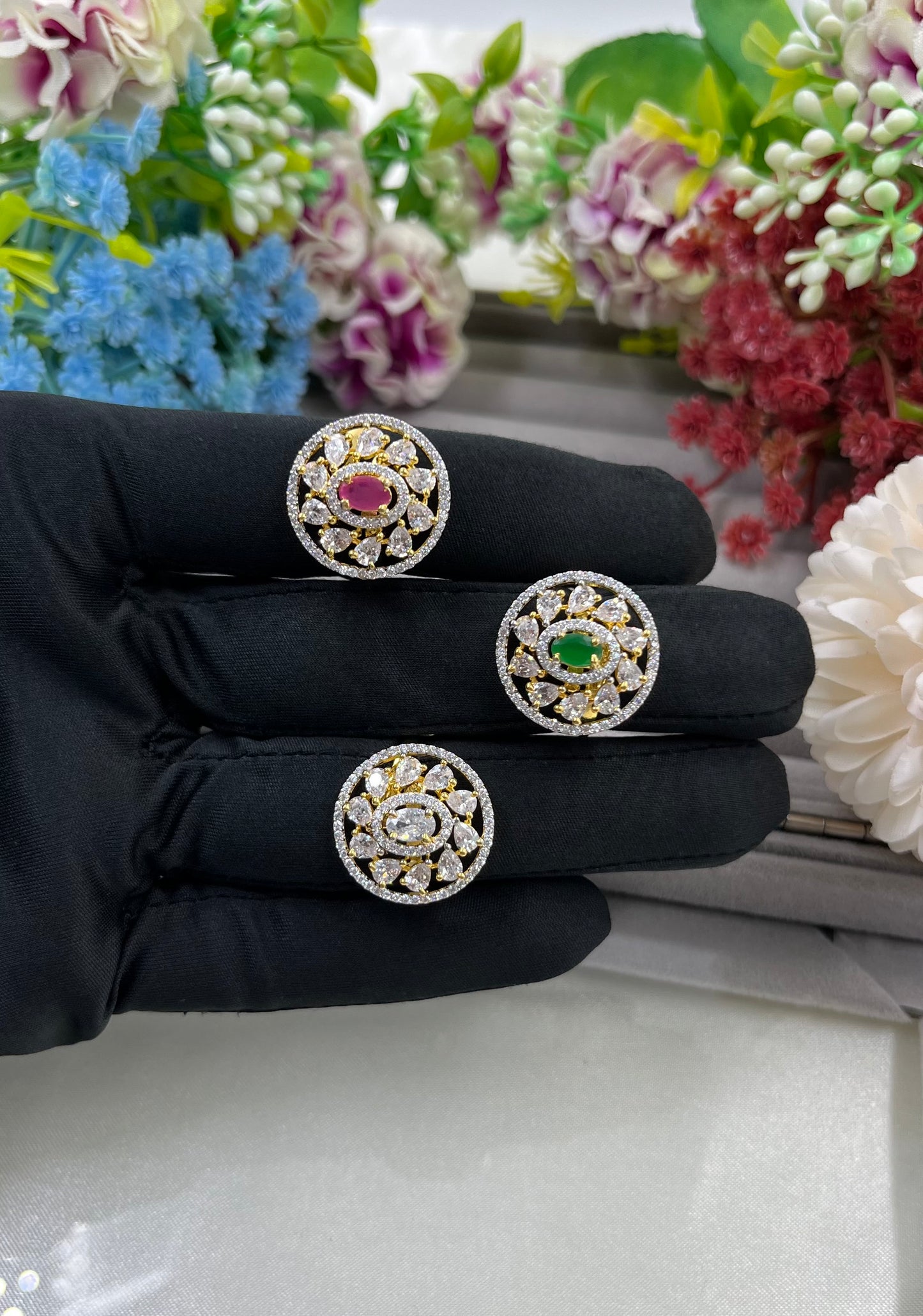 Sura Dual Tone Ad Ring