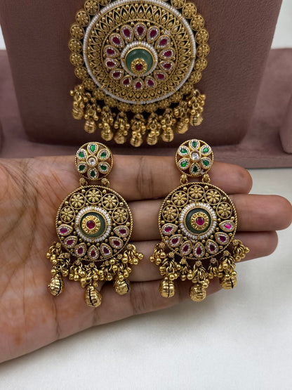 Latika Heritage Chorski Combo Necklace Set