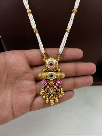 Anvika Chorski Delicate Semi Long Necklace Set