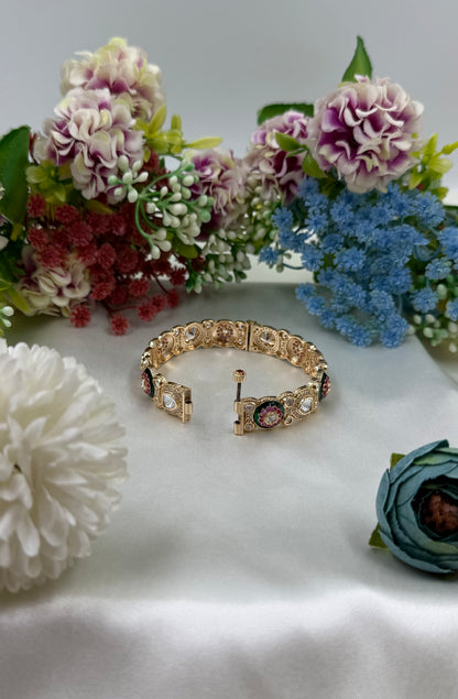 Nirmala Moissanite Bangles (Openable)