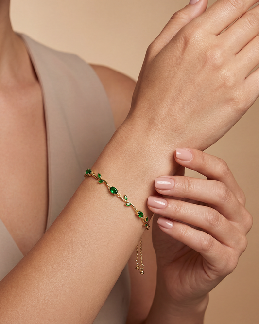 Vine Spark Anti-Tarnish Stainless Steel Bracelet (Adjustable)
