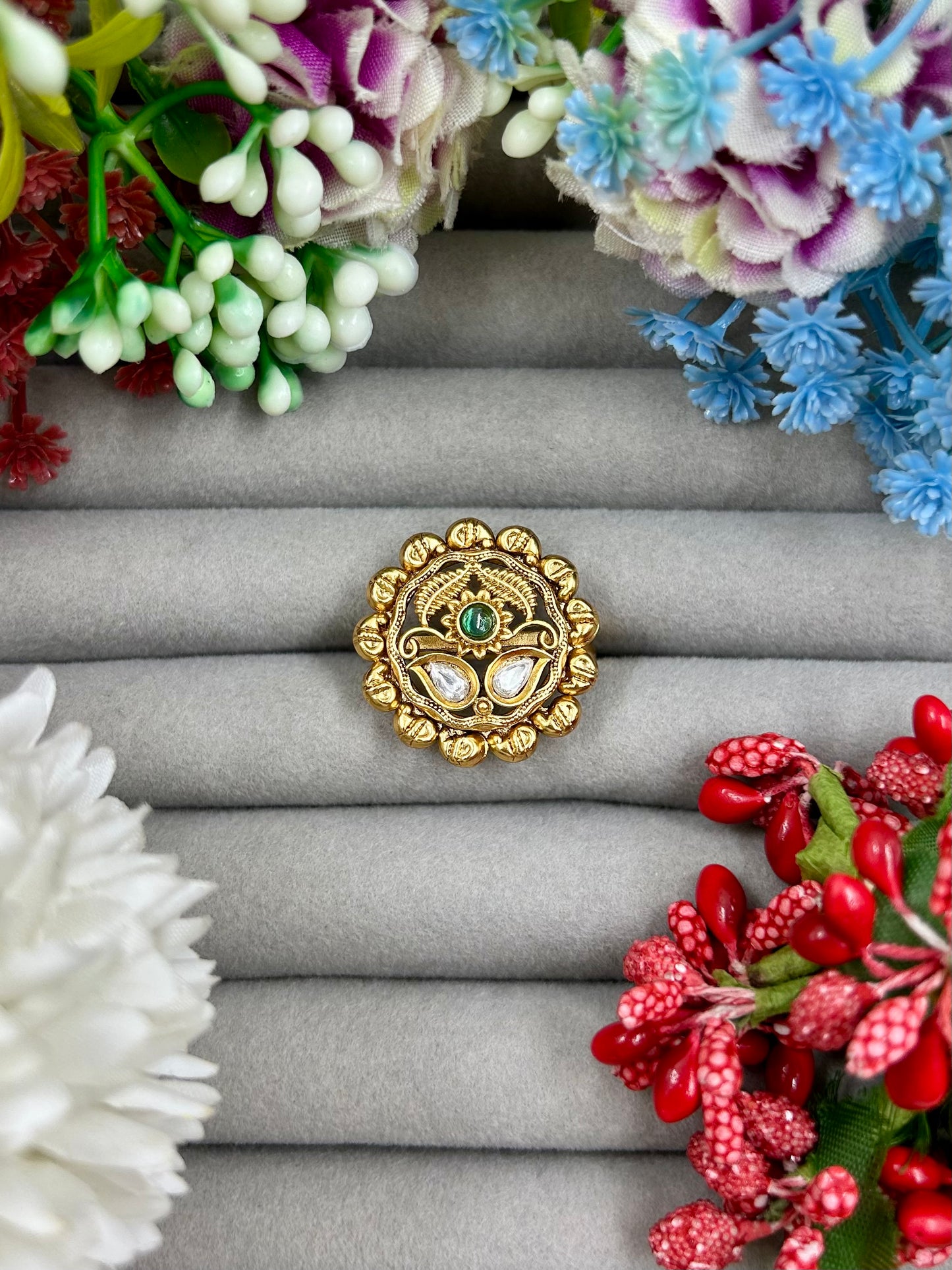 Darshana Traditional Finger Ring (Adjustable)