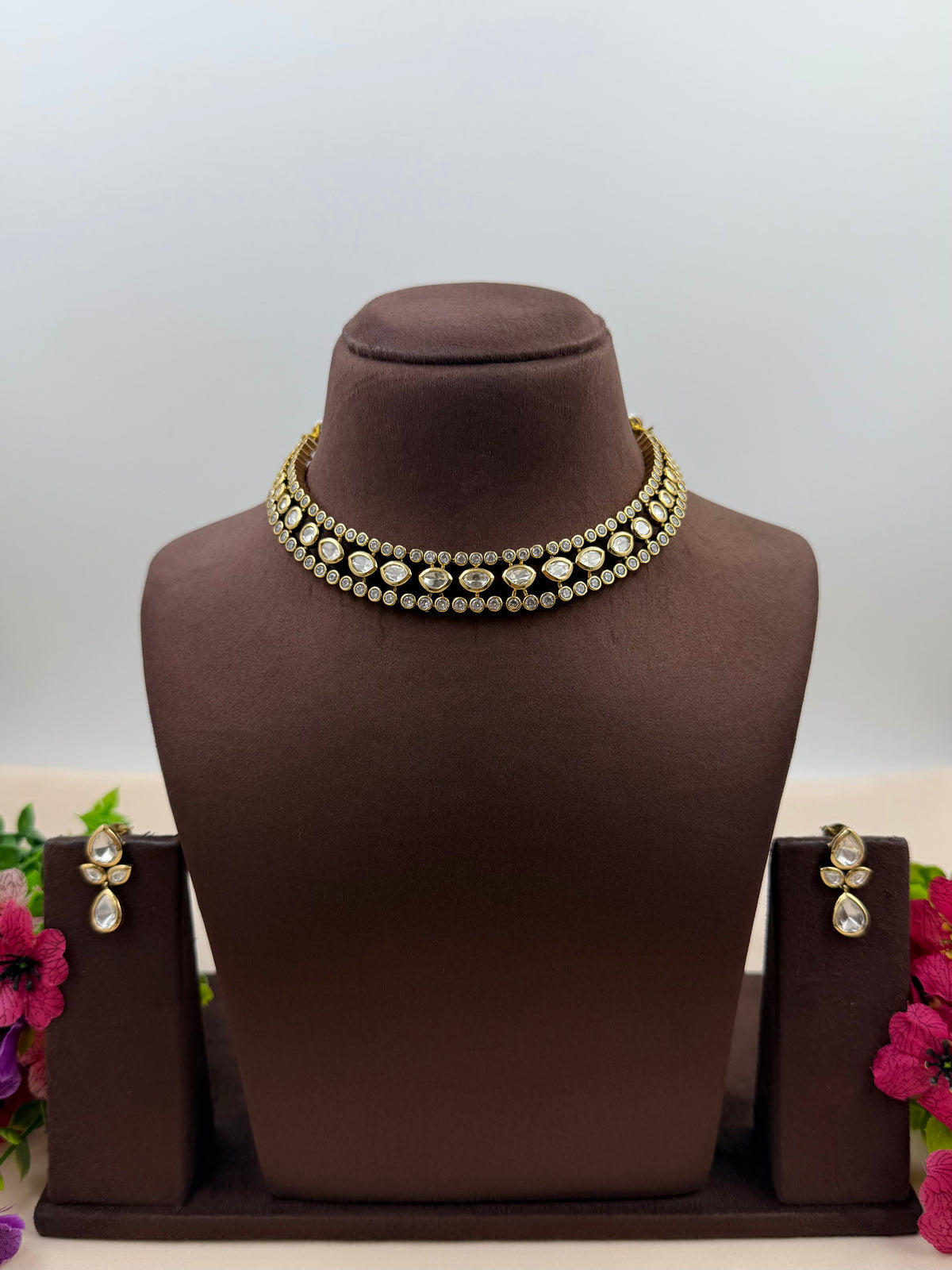 Harsha Victorian Delicate Necklace Set