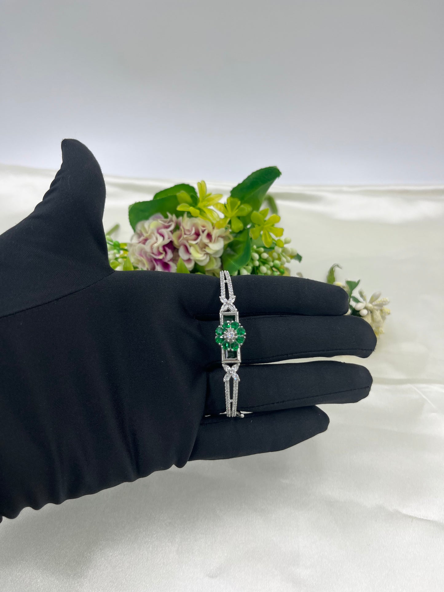 Amethyst Hues Diamond Ad Openable Kada