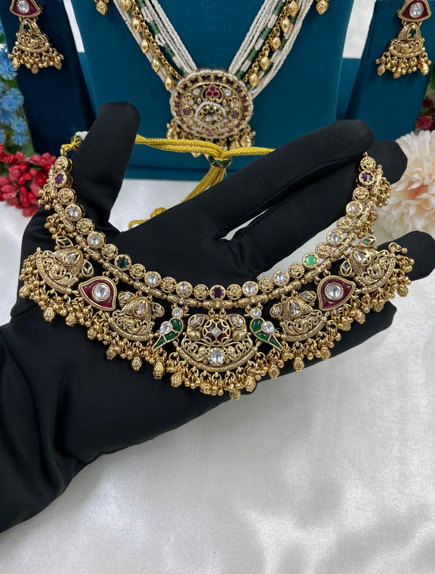 Tara Heritage Semi Bridal Set