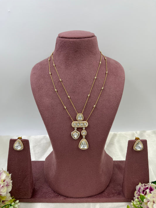 Ridhima Minimal Kundan Necklace