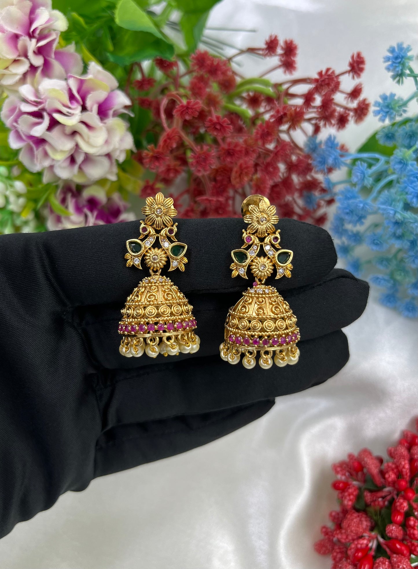 Diya Brass Jumka