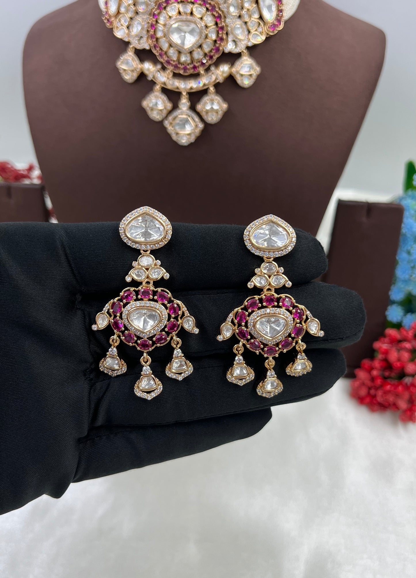 Myra Moissanite Kundan Choker