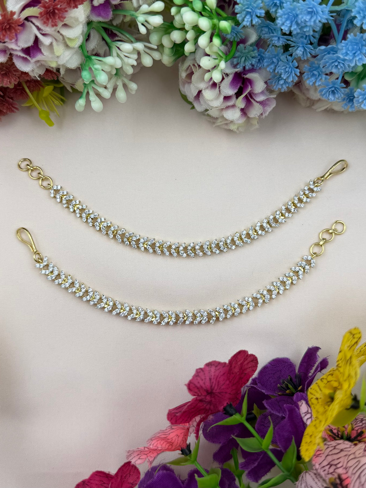 Ramya American Diamond Earchain