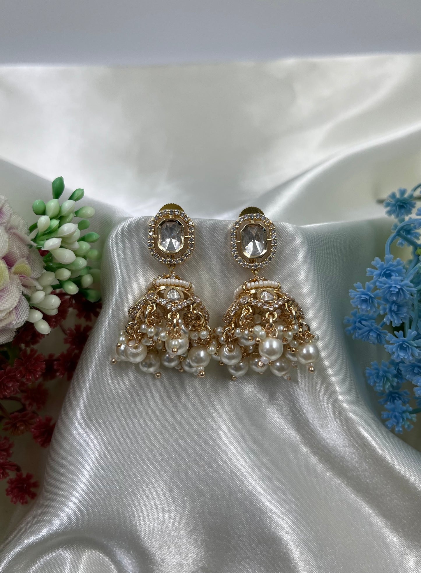 Sita Moissanite Premium Jumka