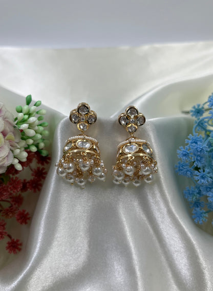 Ambika Moissanite Premium Jumka