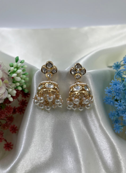 Ambika Moissanite Premium Jumka