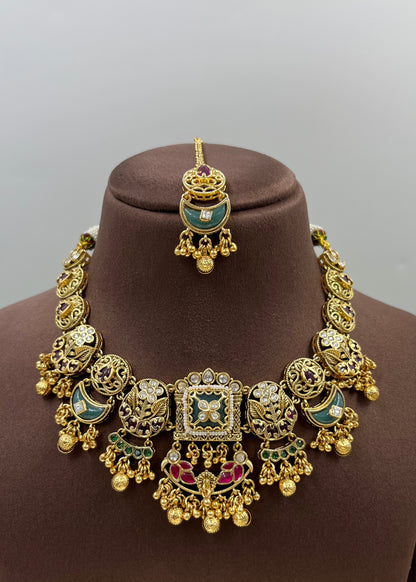 Ruchi Heritage Brass Necklace