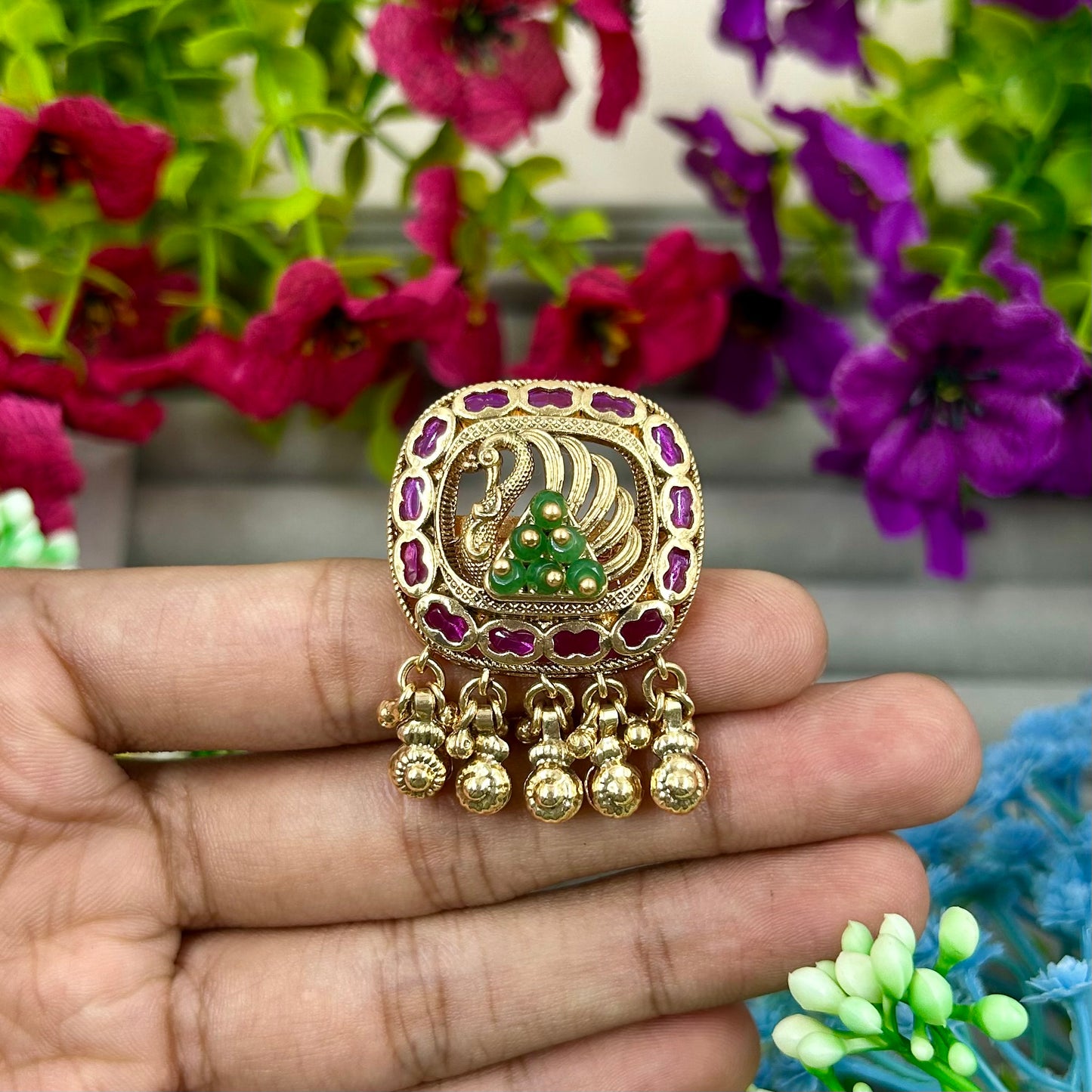 Mithali Heritage Ring (Adjustable)