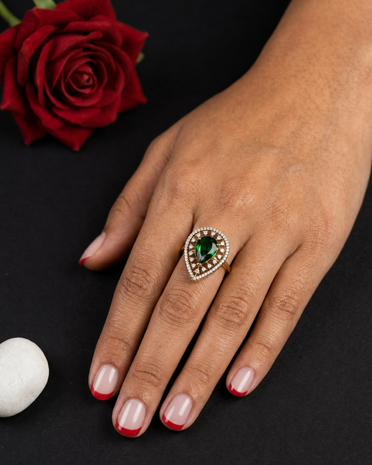 Nidhi Victorian Premium Ring (Adjustable)