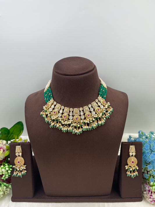 Poonam Heritage Premium Moti Necklace