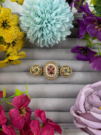Kriti Heritage Ring (Adjustable)