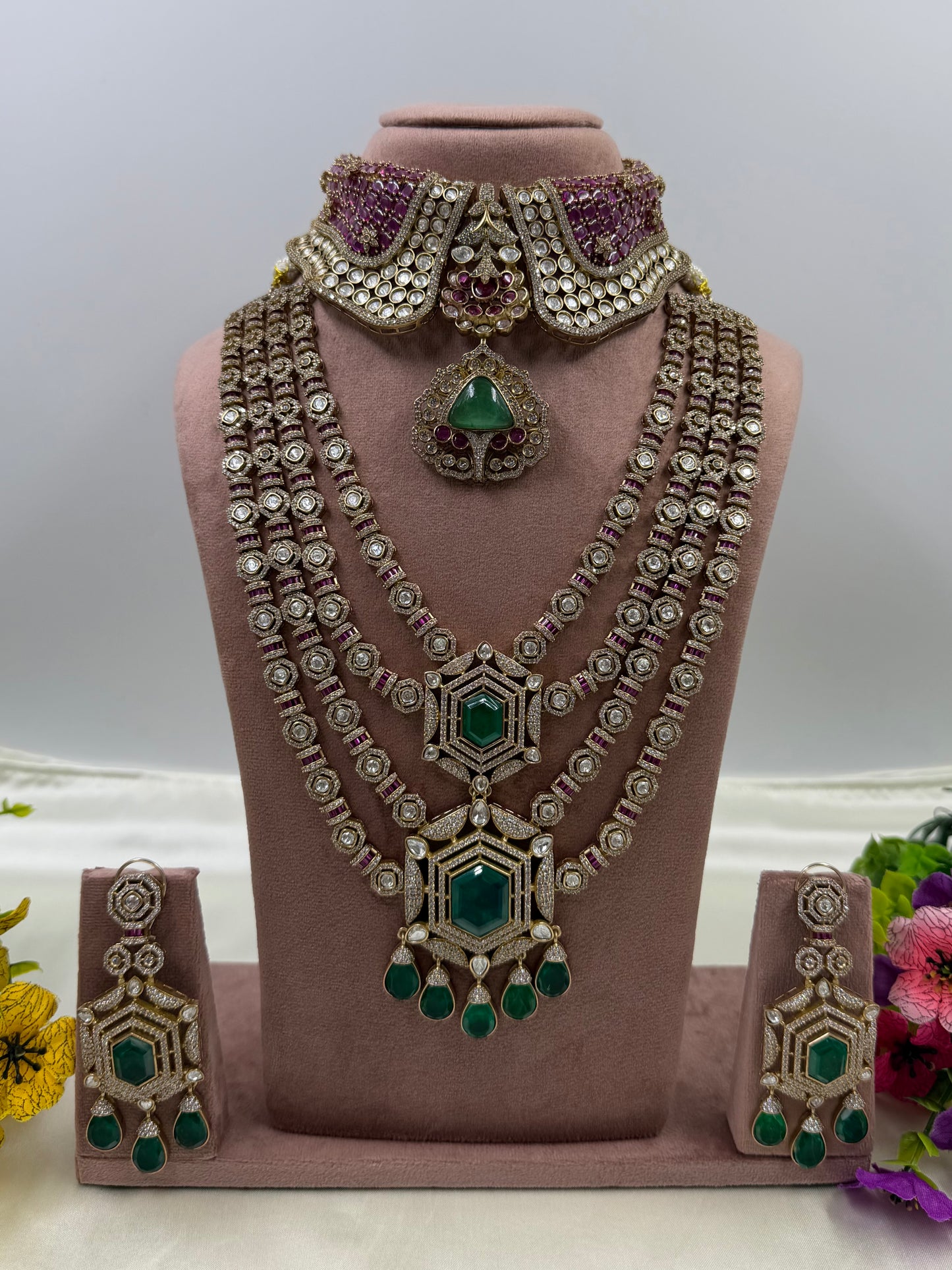 Pooja Jaipuri Premium Combo Set