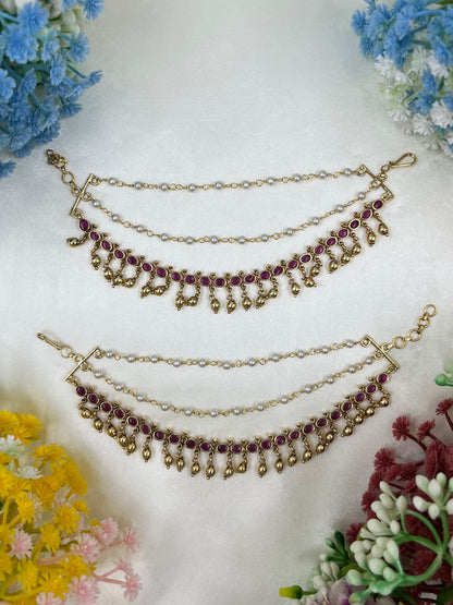 Durga Traditional Ear Chain