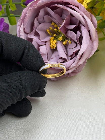 Alice Anti-Tarnish Stainless Steel Ring