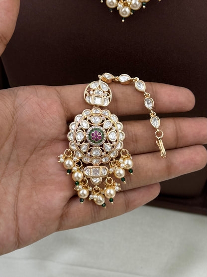 Prachi Moissanite Choker Set
