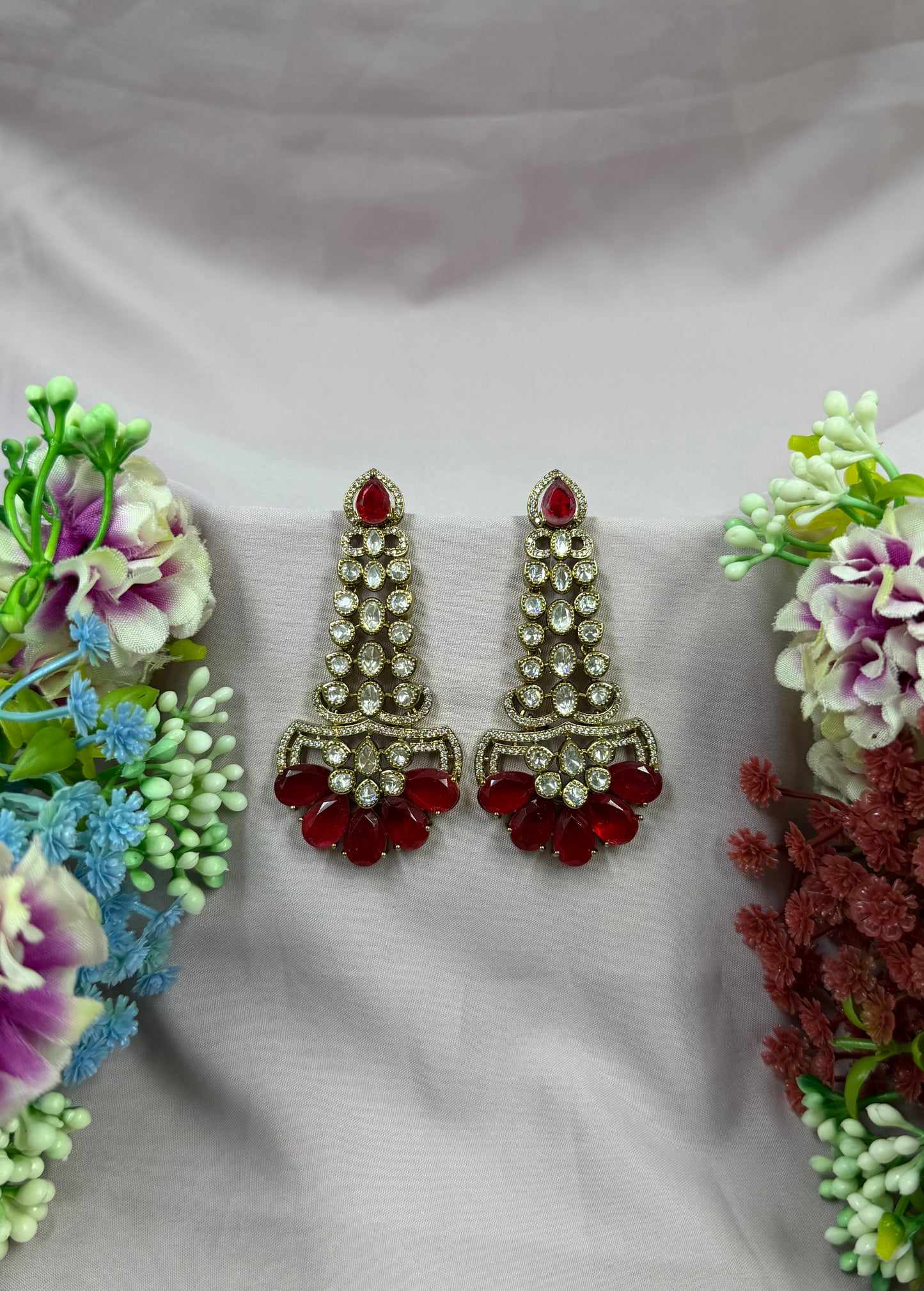 Maria Victorian Moissanite Earring